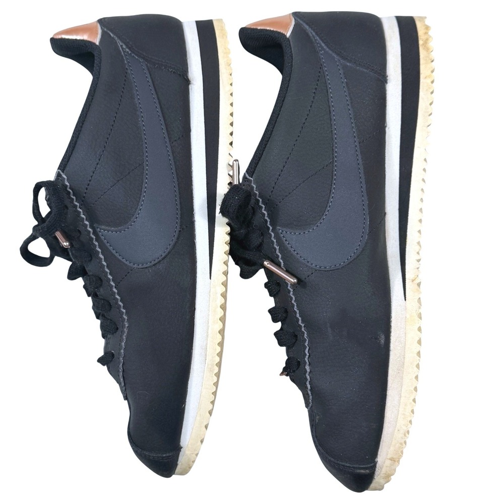 Nike Classic Cortez Leather Black Metallic Red Bronze Copper AV4618-001 Womens 9